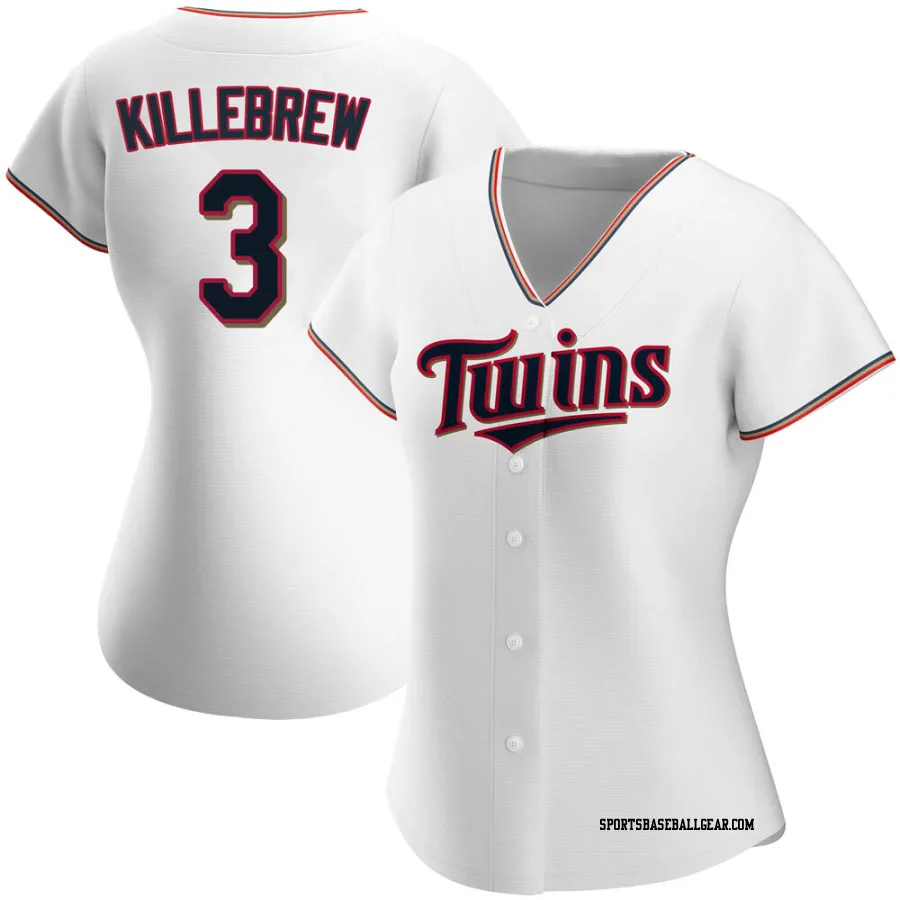 Harmon Killebrew Women's Minnesota Twins White Authentic Home Jersey