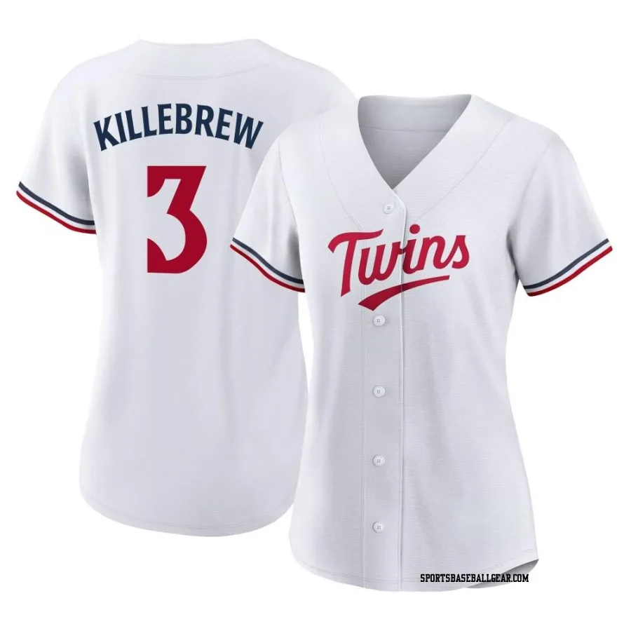 Harmon Killebrew Women's Minnesota Twins White Authentic Home Jersey