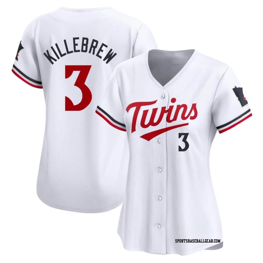 Harmon Killebrew Women's Minnesota Twins White Limited Home Jersey