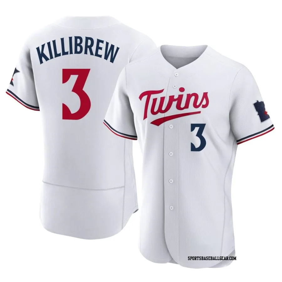 Harmon Killibrew Men's Minnesota Twins White Authentic Home Jersey