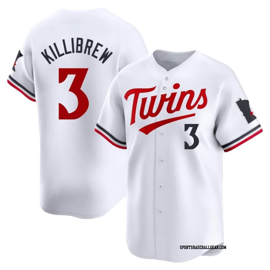 Harmon Killibrew Men's Minnesota Twins White Limited Home Jersey