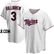 Harmon Killibrew Men's Minnesota Twins White Replica Home Jersey