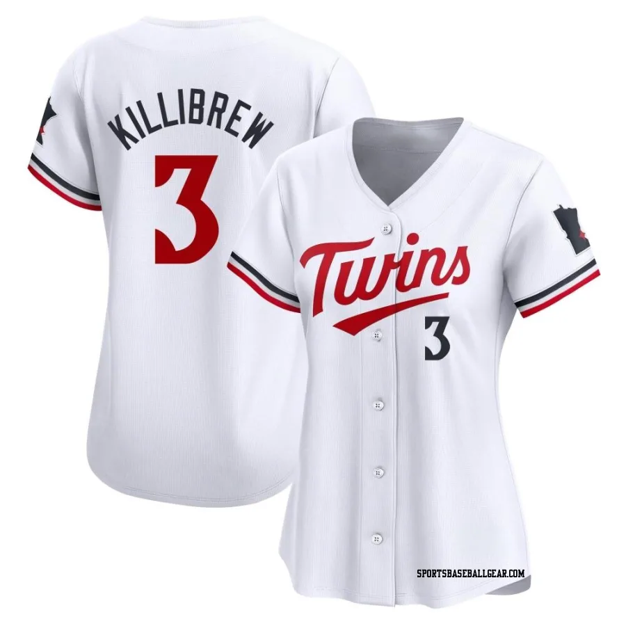 Harmon Killibrew Women's Minnesota Twins White Limited Home Jersey