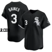 Harold Baines Men's Chicago White Sox Black Limited Alternate Jersey