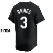 Harold Baines Men's Chicago White Sox Black Limited Alternate Jersey