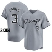 Harold Baines Men's Chicago White Sox Gray Limited Road Jersey