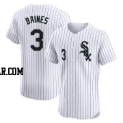 Harold Baines Men's Chicago White Sox White Elite Home Jersey