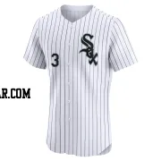 Harold Baines Men's Chicago White Sox White Elite Home Jersey