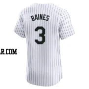 Harold Baines Men's Chicago White Sox White Elite Home Jersey