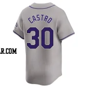 Harold Castro Men's Colorado Rockies Gray Limited Road Jersey