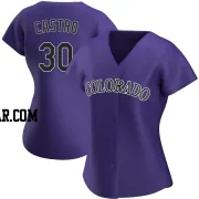 Harold Castro Women's Colorado Rockies Purple Replica Alternate Jersey