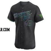 Harold Ramirez Men's Tampa Bay Rays Charcoal Elite 2024 City Connect Jersey