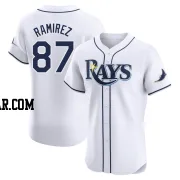 Harold Ramirez Men's Tampa Bay Rays White Elite Home Jersey