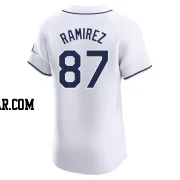 Harold Ramirez Men's Tampa Bay Rays White Elite Home Jersey