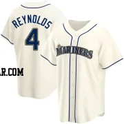 Harold Reynolds Men's Seattle Mariners Cream Replica Alternate Jersey