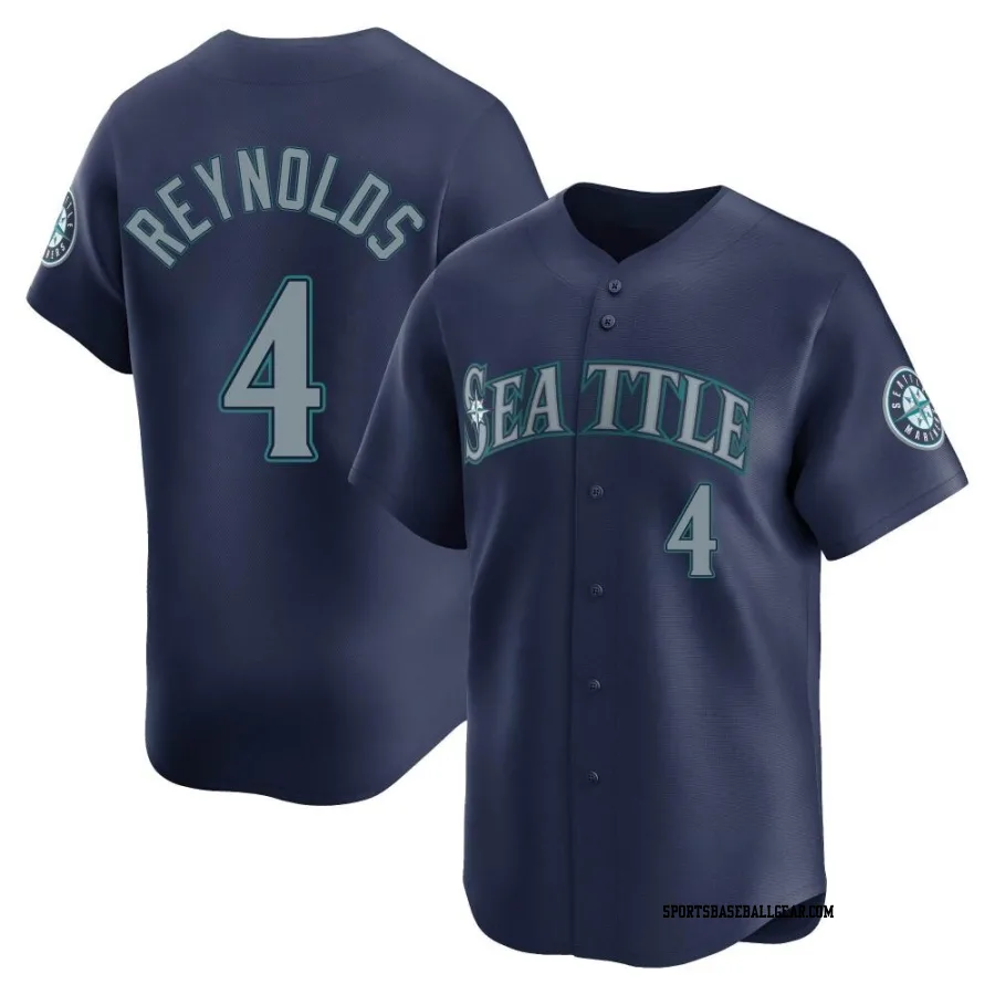 Harold Reynolds Men's Seattle Mariners Navy Limited Road Jersey