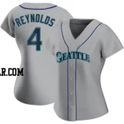 Harold Reynolds Women's Seattle Mariners Gray Replica Road Jersey