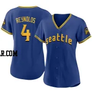 Harold Reynolds Women's Seattle Mariners Royal Authentic 2023 City Connect Jersey