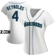 Harold Reynolds Women's Seattle Mariners White Authentic Home Jersey