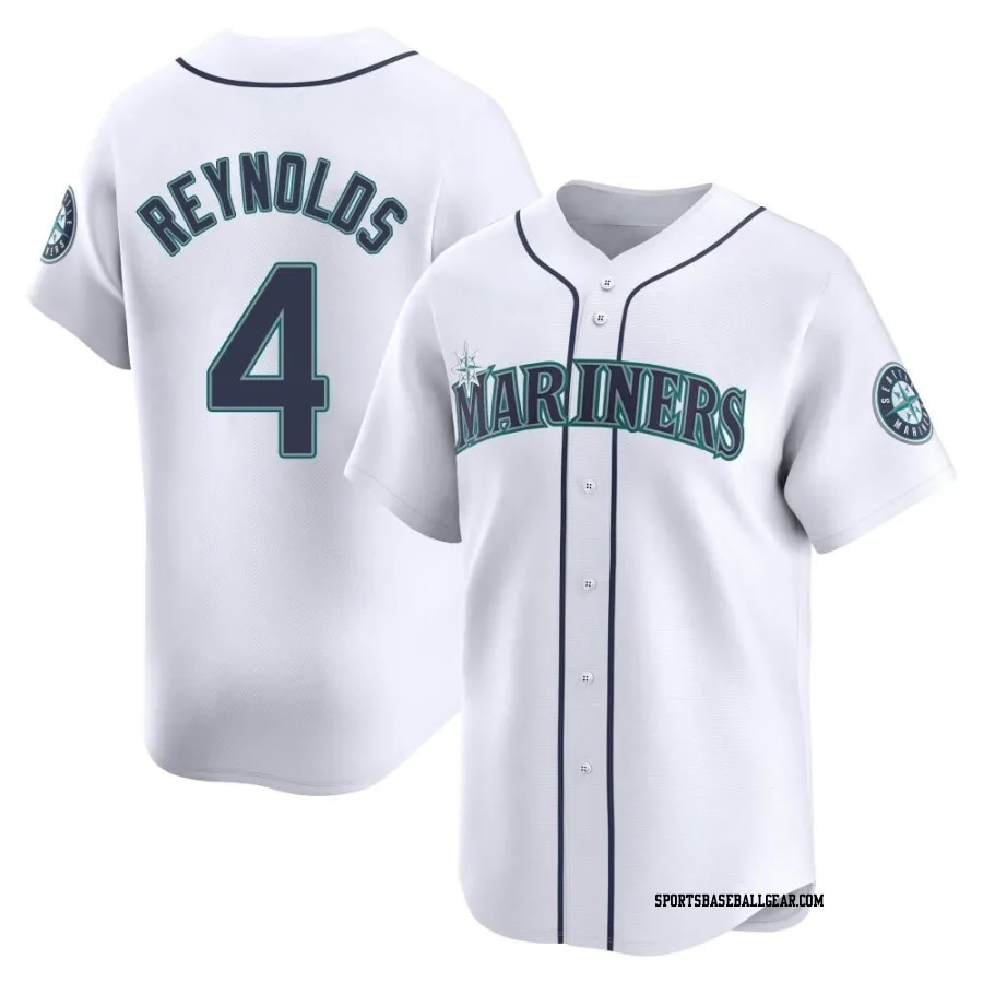 Harold Reynolds Youth Seattle Mariners White Limited Home Jersey