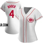 Harrison Bader Women's Cincinnati Reds White Authentic Home Jersey