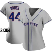 Harrison Bader Women's New York Mets Gray Authentic Road Jersey