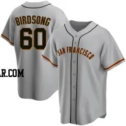 Hayden Birdsong Men's San Francisco Giants Gray Replica Road Jersey