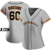 Hayden Birdsong Women's San Francisco Giants Gray Replica Road Jersey