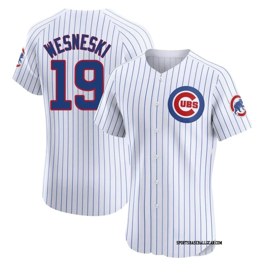 Hayden Wesneski Men's Chicago Cubs White Elite Home Jersey