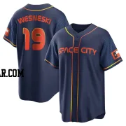 Hayden Wesneski Men's Houston Astros Navy Replica 2022 City Connect Jersey