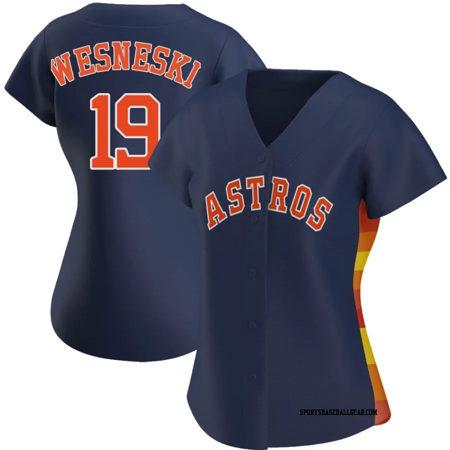 Hayden Wesneski Women's Houston Astros Navy Authentic Alternate Jersey