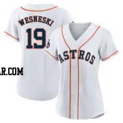 Hayden Wesneski Women's Houston Astros White Authentic 2022 World Series Champions Home Jersey