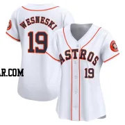 Hayden Wesneski Women's Houston Astros White Limited Home Jersey