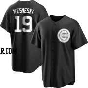 Hayden Wesneski Youth Chicago Cubs Black/White Replica Jersey