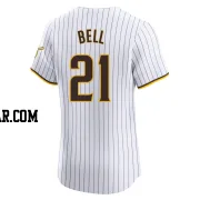 Heath Bell Men's San Diego Padres White Elite Home Jersey