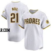 Heath Bell Men's San Diego Padres White Limited Home Jersey