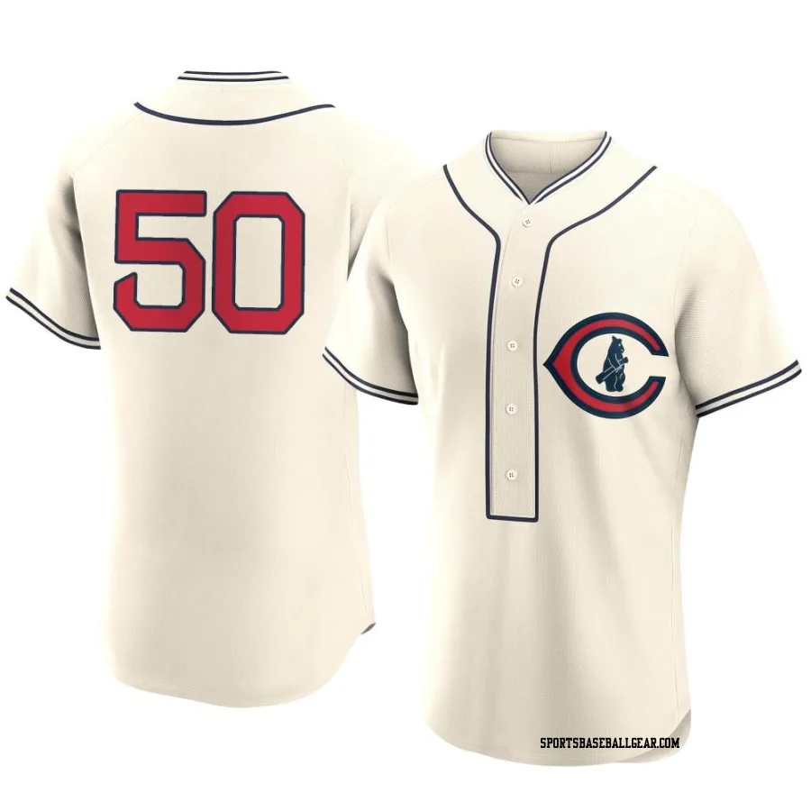 Hector Neris Men's Chicago Cubs Cream Authentic 2022 Field Of Dreams Jersey