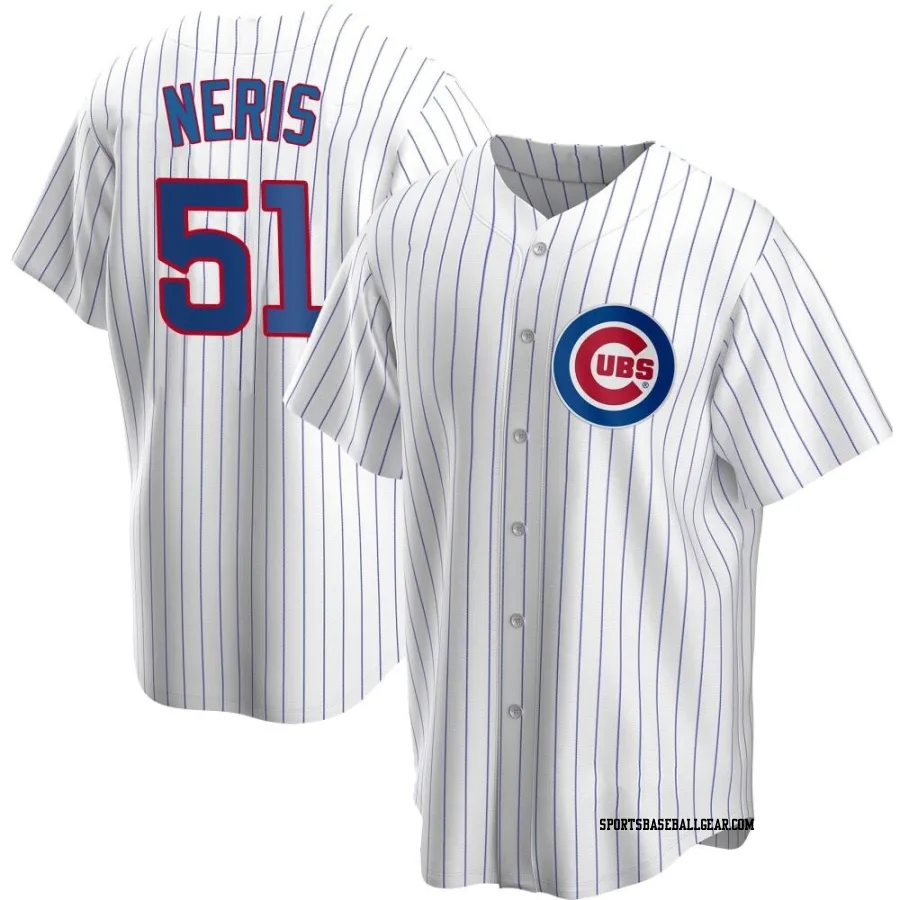 Hector Neris Men's Chicago Cubs White Replica Home Jersey