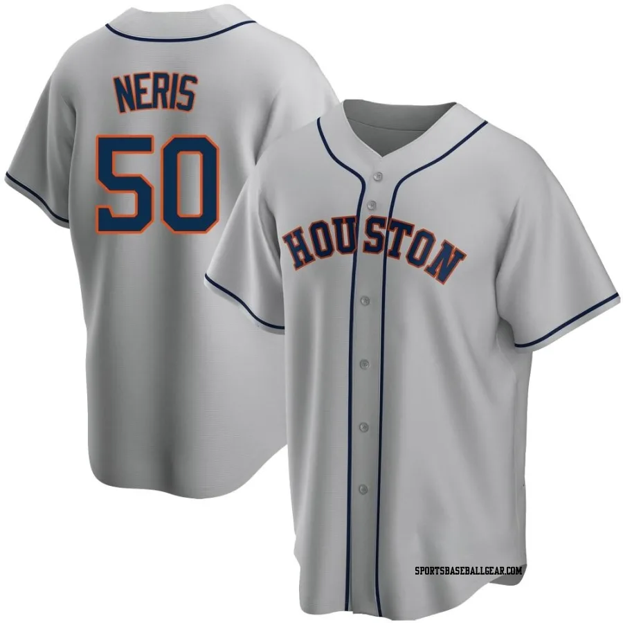 Hector Neris Men's Houston Astros Gray Replica Road Jersey