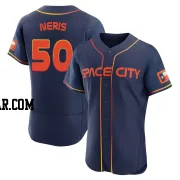 Hector Neris Men's Houston Astros Navy Authentic 2022 City Connect Jersey