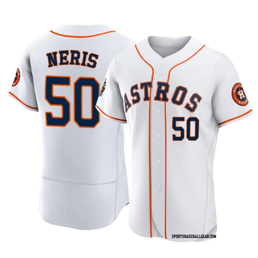 Hector Neris Men's Houston Astros White Authentic 2022 World Series Home Jersey