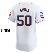 Hector Neris Men's Houston Astros White Elite Home Patch Jersey