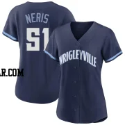 Hector Neris Women's Chicago Cubs Navy Replica 2021 City Connect Jersey