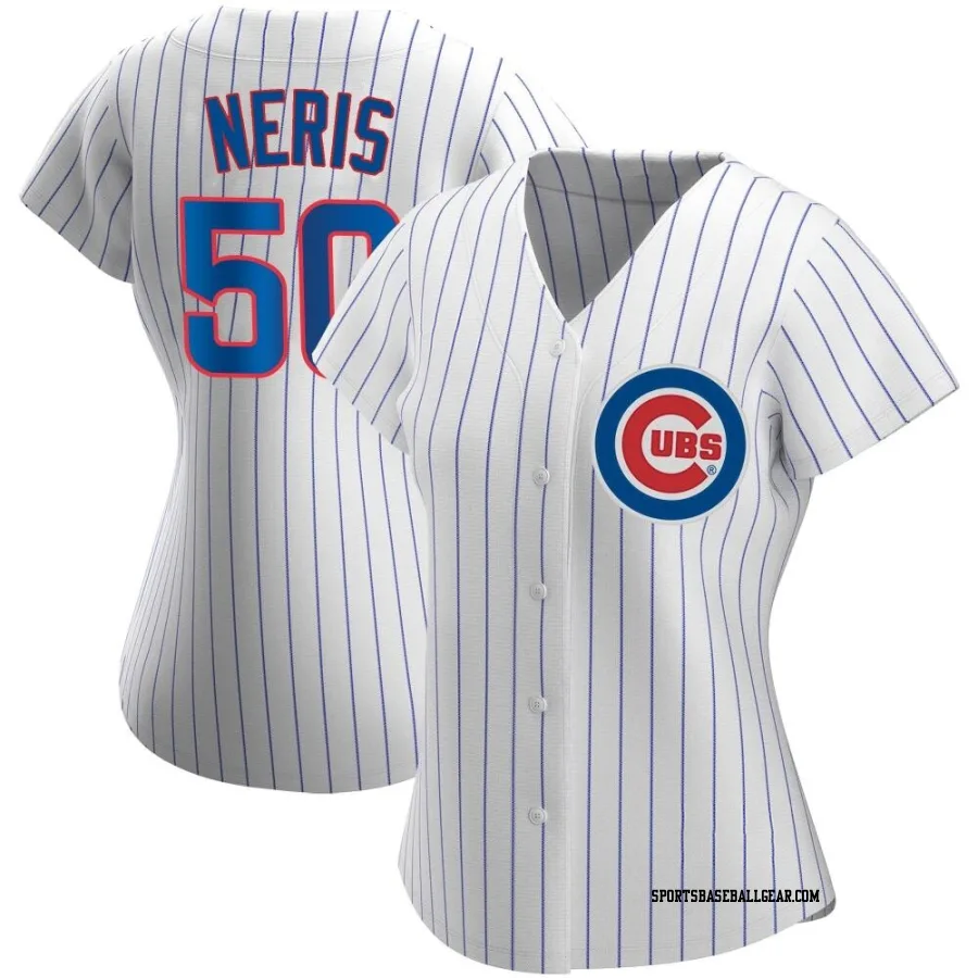 Hector Neris Women's Chicago Cubs White Replica Home Jersey