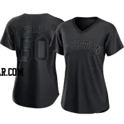 Hector Neris Women's Houston Astros Black Replica Pitch Fashion Jersey