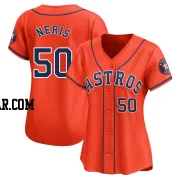 Hector Neris Women's Houston Astros Orange Limited Alternate Jersey