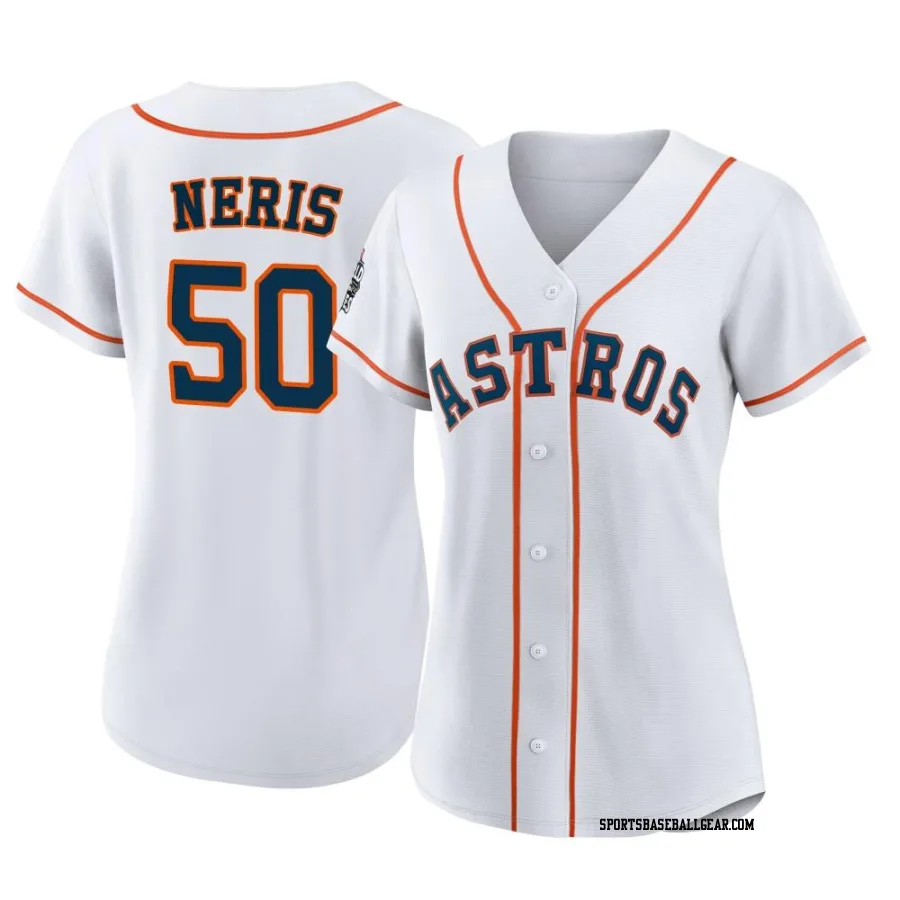 Hector Neris Women's Houston Astros White Replica 2022 World Series Home Jersey