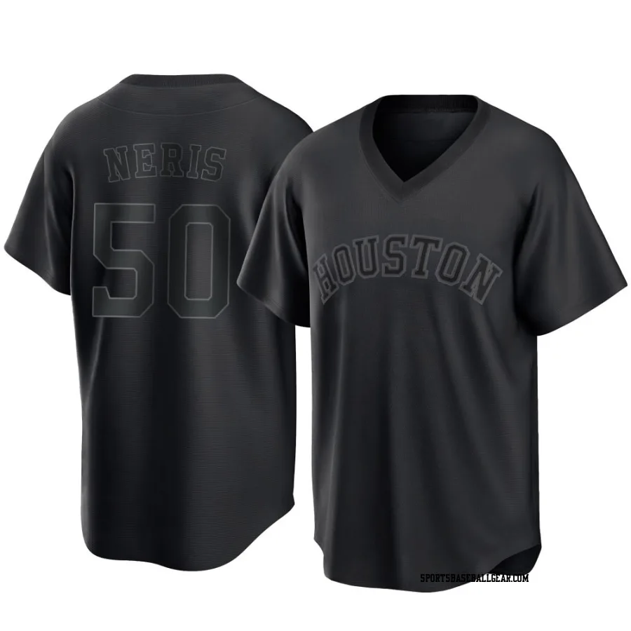 Hector Neris Youth Houston Astros Black Replica Pitch Fashion Jersey