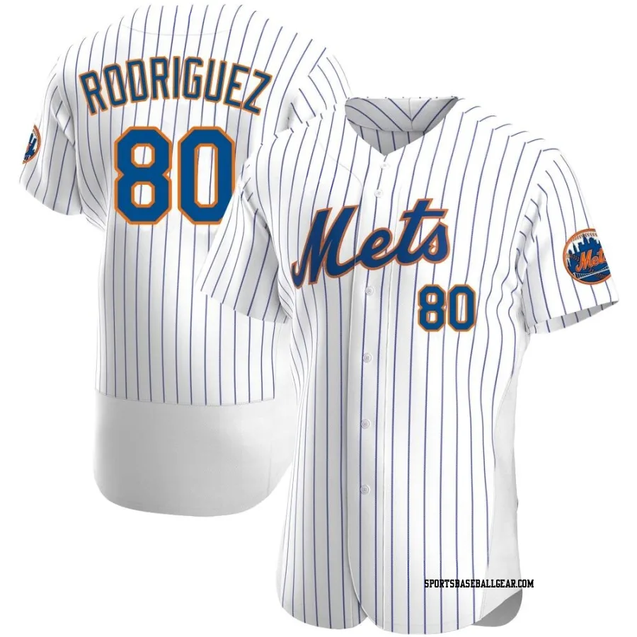 Hector Rodriguez Men's New York Mets White Authentic Home Jersey