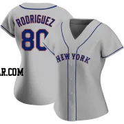 Hector Rodriguez Women's New York Mets Gray Replica Road Jersey